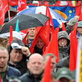 Unions are backing the march against rising costs of living. Photo: AFP via Getty Images 