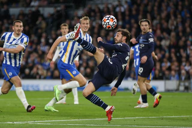 Another high quality performance from Bernardo Silva.  (Photo by Steve Bardens/Getty Images)