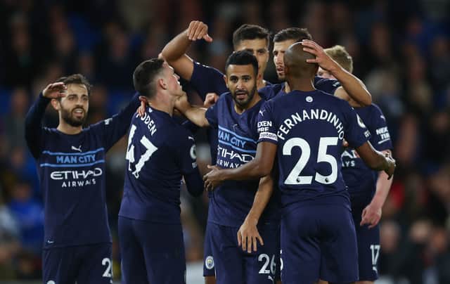 <p>It was a 9.5 kind of performance for Manchester City for plenty to decipher. (Photo by Clive Rose/Getty Images)</p>