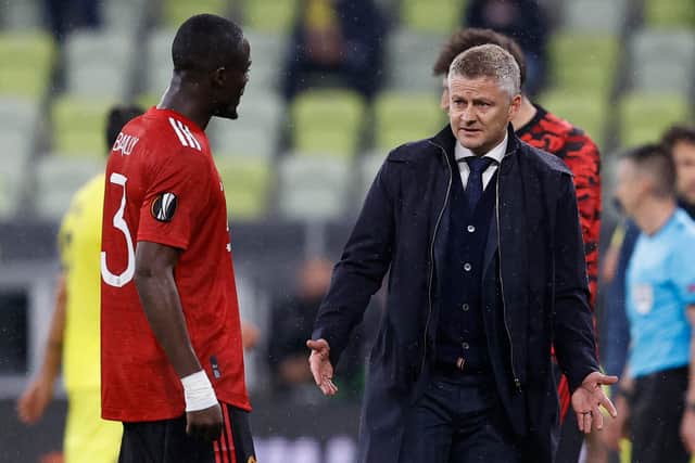 Eric Bailly is said to be one of the players who questioned Ole Gunnar Solskjaer’s tactics. (Photo by KACPER PEMPEL/POOL/AFP via Getty Images)