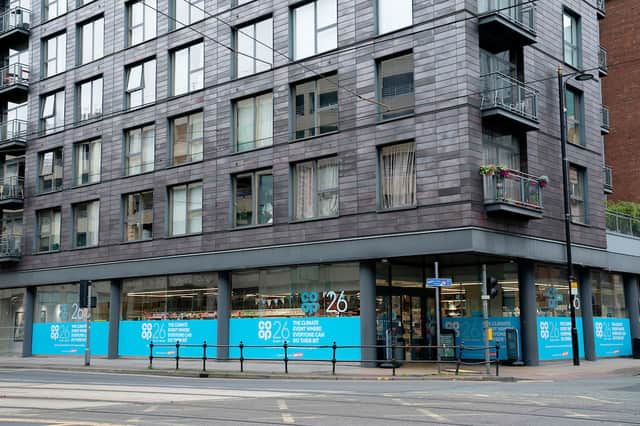 The Co-op store on Manchester High Street (Pic from Jon Super) 