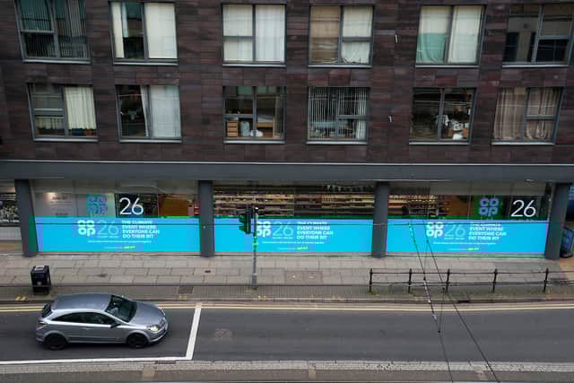 The Co-op store on Manchester High Street (Pic from Jon Super) 