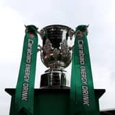 League Cup trophy. Credit: Getty.