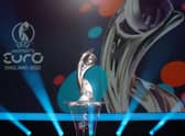 Euro 2022 trophy. Credit: Getty.