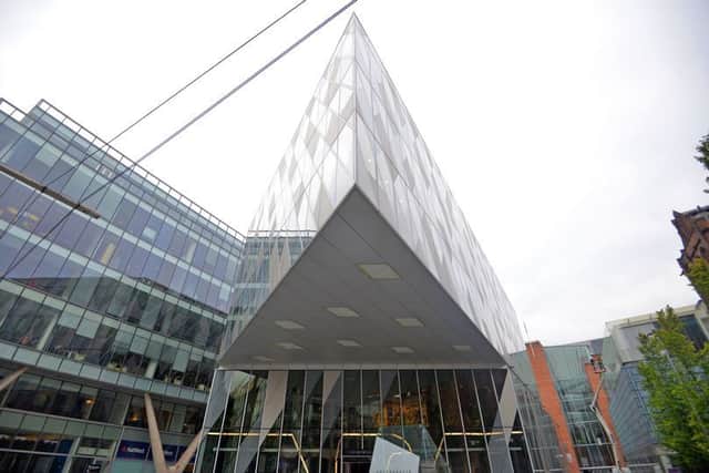 The former Armani store in Spinningfields is to be taken over by Sexy Fish Manchester  Credit: MEN/ LDRS
