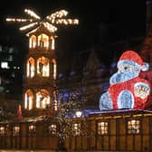A previous Christmas lights switch on in Manchester  Credit: Shutterstock