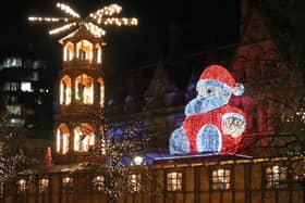 A previous Christmas lights switch on in Manchester  Credit: Shutterstock