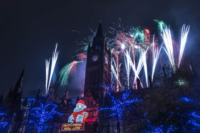 A previous Christmas lights switch on in Manchester Credit: Shutterstock