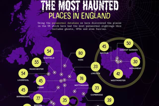 Most haunted map! Credit: PaulCamper