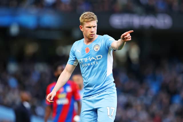 It was an off-day for Kevin De Bruyne against Crystal Palace. Credit: Getty.