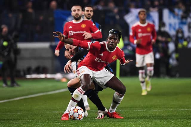 Paul Pogba had a night to forget against Atalanta. Credit: Getty.