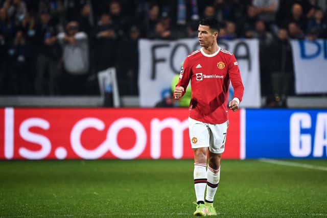 Cristiano Ronaldo bailed Manchester United out again last time against Atalanta. Credit: Getty.