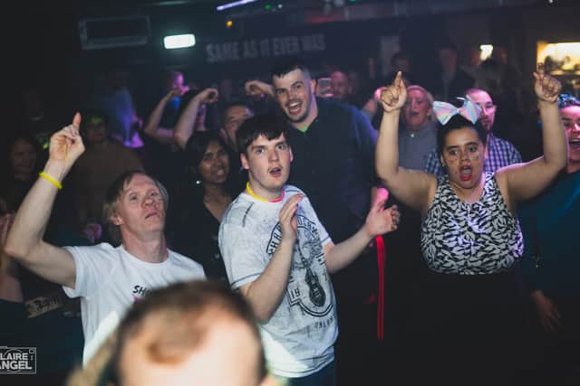 Revellers at Under One Roof, a club night for adults with learning disabilities
