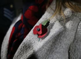 A person wearing a Remembrance Day poppy (Photo: Naomi Baker/Getty Images)