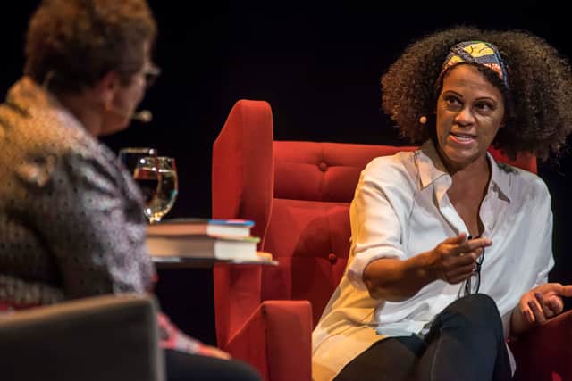 Bernardine Evaristo at Manchester Literature Festival. Photo: Chris Payne
