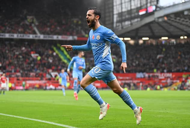 Bernardo Silva of Manchester City Credit: Getty Images