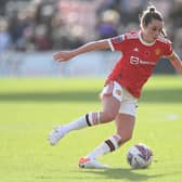 Ella Toone of Manchester United in action  Credit: Getty