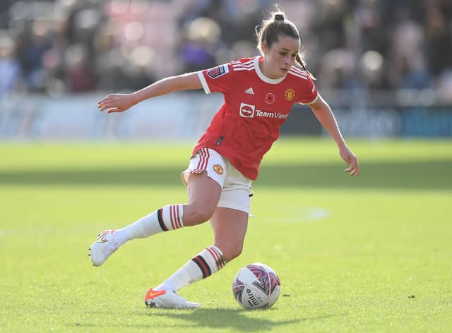 Ella Toone of Manchester United in action  Credit: Getty