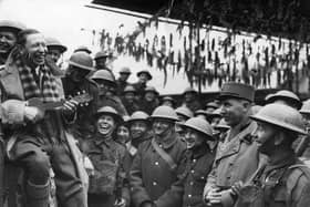 George Formby entertained troops here in 1940  Credit: Getty Images