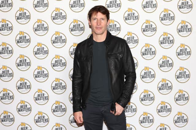  James Blunt attends a screening event celebrating the launch of new series Beer Masters at Camden Town Brewery  Credit: Getty