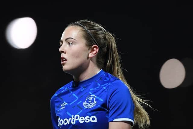 Simone Magill grabbed an equaliser fro the Toffees. Credit: Getty.