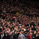 Manchester United supporters at Old Trafford. Credit: Getty.