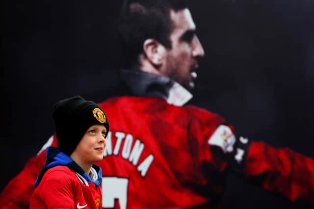 Cantona remains an idol to many at Old Trafford  Credit: Getty