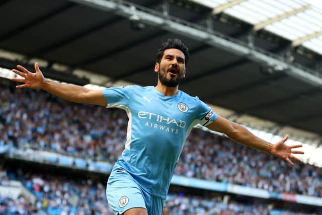 Gundogan is top of the pile for Man City. Credit: Getty.