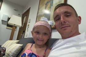 Rob Owen with his daughter Heidi  Credit: Rob Owen / SWNS