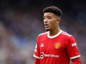 Jadon Sancho has been in good form for United in their last few games. Credit: Getty.