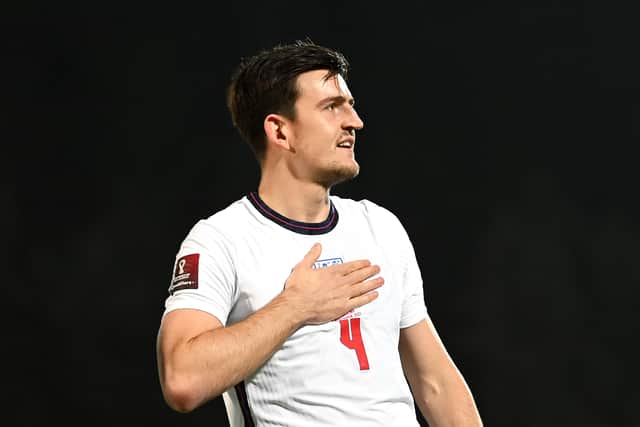 Will we see more World Cup heroics from Maguire in Qatar? Credit: Getty.