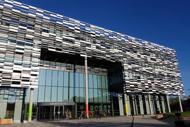 Brooks building of Manchester Metropolitan University houses the faculty of health, psychology and social care
