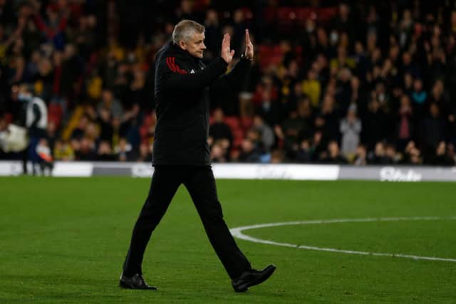 Ole Gunnar Solskjaer apologised to fans after Manchester United’s 4-1 loss to Watford. Credit: Getty.