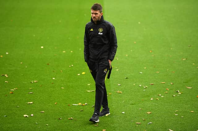 Michael Carrick will take charge of Manchester United against Villarreal. Credit: Getty.