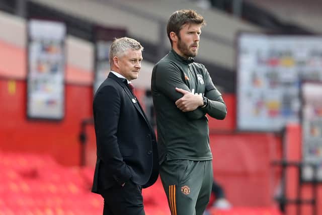 Carrick will take charge of the team until a new manager is appointed. Credit: Getty.