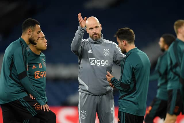 ten Hag has been with Ajax since 2017 leading them to two League titles 