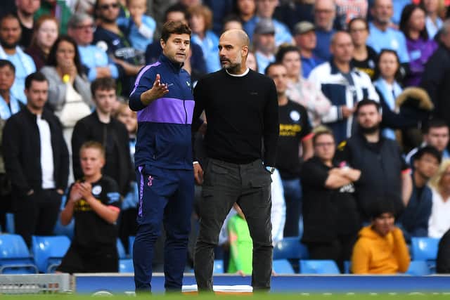 Pochettino and Guardiola know each other well from their time in the Premier League. Credit: Getty.