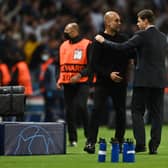 Pep Guardiola will do battle with Mauricio Pochettino again on Wednesday. Credit: Getty.