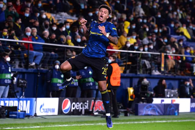 Sancho helped fire United to the last-16. Credit: Getty.