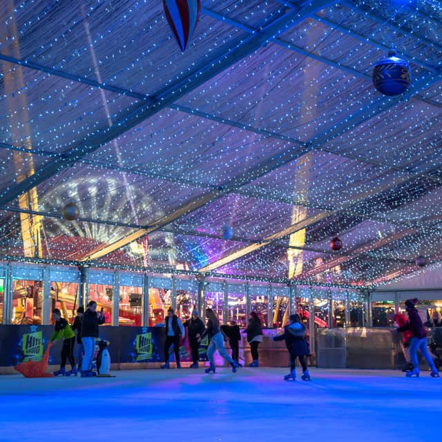 Tinsel Town ice rink at the Trafford Centre