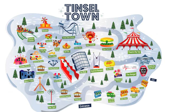 Tinsel Town Map at Trafford Centre