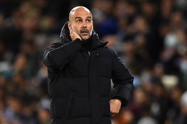 Manchester City manager, Pep Guardiola. Credit: Getty.