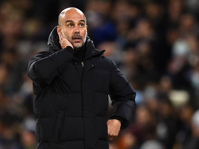 Manchester City manager, Pep Guardiola. Credit: Getty.