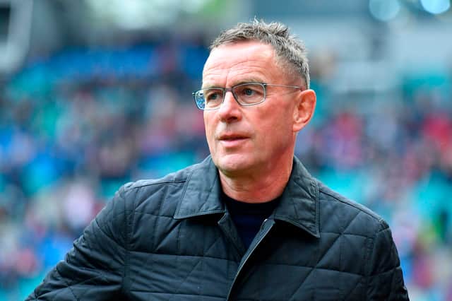 Ralf Rangnick has been linked with the interim role at Manchester United. Credit: Getty.