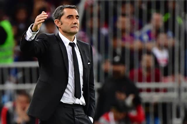 Valverde led Barcelona to two league titles. Credit: Getty.