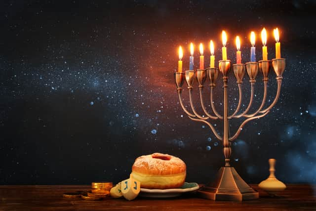 Menorah (a traditional candelabra)  Credit: Shutterstock