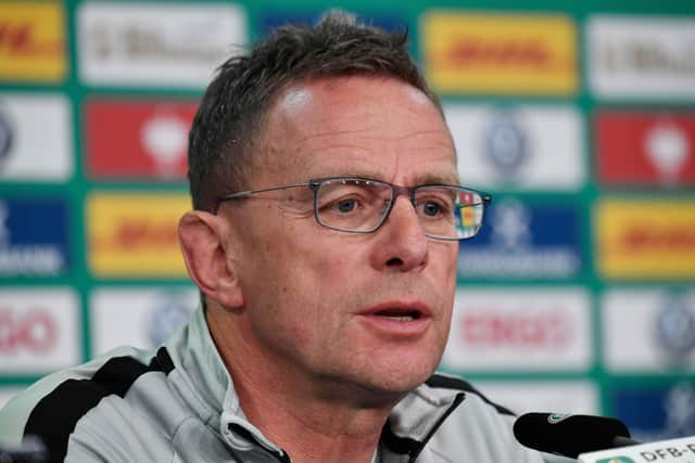 Rangnick is currently working at Lokomotiv Moscow. Credit: Getty.