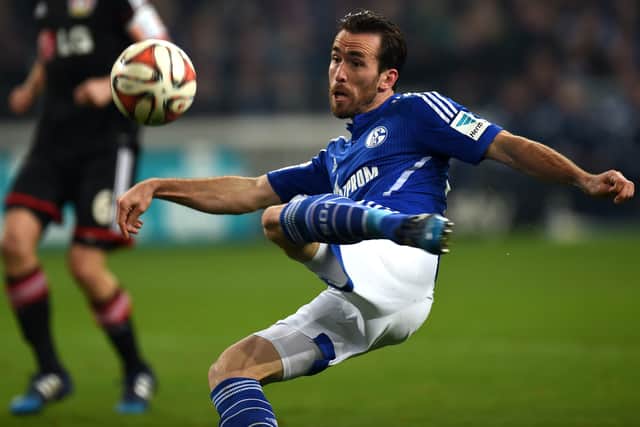 Future Premier League winner Christian Fuchs during his time with Schalke 04