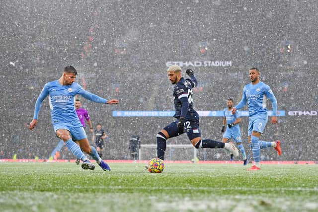 Dias marshalled the Manchester City defence. Credit: Getty.