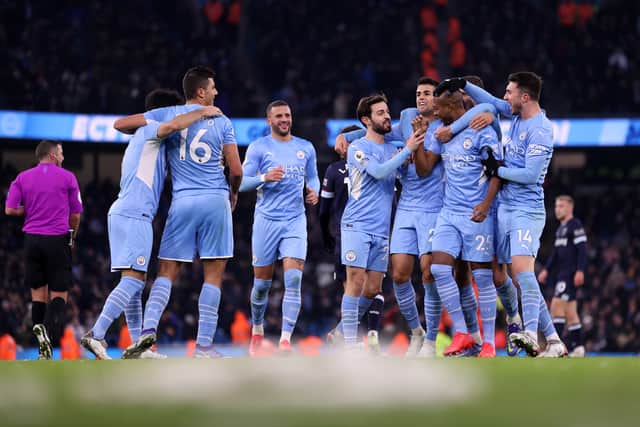 City moved back into second with a win on Sunday. Credit: Getty.